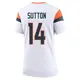 Game White Women's Courtland Sutton Denver Broncos 2nd Jersey