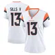 Game White Women's David Sills V Denver Broncos 2nd Jersey