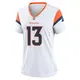 Game White Women's David Sills V Denver Broncos 2nd Jersey