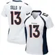 Game White Women's David Sills V Denver Broncos Jersey