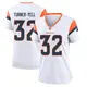 Game White Women's Delarrin Turner-Yell Denver Broncos 2nd Jersey