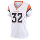 Game White Women's Delarrin Turner-Yell Denver Broncos 2nd Jersey