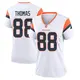 Game White Women's Demaryius Thomas Denver Broncos 2nd Jersey