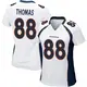 Game White Women's Demaryius Thomas Denver Broncos Jersey