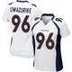 Game White Women's Eyioma Uwazurike Denver Broncos Jersey