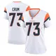 Game White Women's Frank Crum Denver Broncos 2nd Jersey