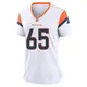 Game White Women's Gary Zimmerman Denver Broncos 2nd Jersey