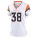 Game White Women's Jaleel McLaughlin Denver Broncos 2nd Jersey