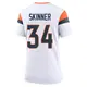 Game White Women's JL Skinner Denver Broncos 2nd Jersey