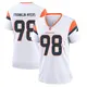 Game White Women's John Franklin-Myers Denver Broncos 2nd Jersey