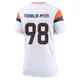 Game White Women's John Franklin-Myers Denver Broncos 2nd Jersey