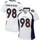 Game White Women's John Franklin-Myers Denver Broncos Jersey