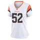 Game White Women's Jonah Elliss Denver Broncos 2nd Jersey