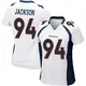 Game White Women's Jordan Jackson Denver Broncos Jersey