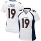 Game White Women's Jordan Leslie Denver Broncos Jersey