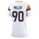 Game White Women's Jordan Miller Denver Broncos 2nd Jersey