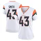 Game White Women's Keidron Smith Denver Broncos 2nd Jersey