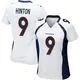 Game White Women's Kendall Hinton Denver Broncos Jersey