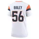 Game White Women's Levelle Bailey Denver Broncos 2nd Jersey