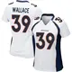 Game White Women's Levi Wallace Denver Broncos Jersey