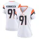 Game White Women's Matt Henningsen Denver Broncos 2nd Jersey