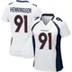 Game White Women's Matt Henningsen Denver Broncos Jersey