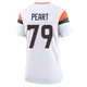 Game White Women's Matt Peart Denver Broncos 2nd Jersey