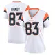 Game White Women's Michael Bandy Denver Broncos 2nd Jersey