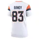 Game White Women's Michael Bandy Denver Broncos 2nd Jersey