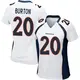 Game White Women's Michael Burton Denver Broncos Jersey