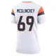 Game White Women's Mike McGlinchey Denver Broncos 2nd Jersey