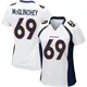 Game White Women's Mike McGlinchey Denver Broncos Jersey