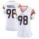 Game White Women's Mike Purcell Denver Broncos 2nd Jersey