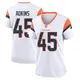 Game White Women's Nate Adkins Denver Broncos 2nd Jersey