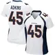 Game White Women's Nate Adkins Denver Broncos Jersey