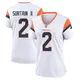 Game White Women's Pat Surtain II Denver Broncos 2nd Jersey