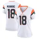 Game White Women's Peyton Manning Denver Broncos 2nd Jersey