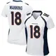 Game White Women's Peyton Manning Denver Broncos Jersey