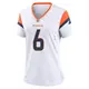 Game White Women's P.J. Locke Denver Broncos 2nd Jersey