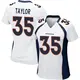 Game White Women's Reese Taylor Denver Broncos Jersey