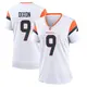 Game White Women's Riley Dixon Denver Broncos 2nd Jersey