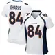 Game White Women's Shannon Sharpe Denver Broncos Jersey