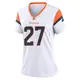 Game White Women's Steve Atwater Denver Broncos 2nd Jersey