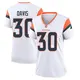 Game White Women's Terrell Davis Denver Broncos 2nd Jersey