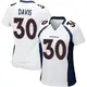 Game White Women's Terrell Davis Denver Broncos Jersey