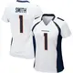 Game White Women's Tremon Smith Denver Broncos Jersey