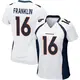 Game White Women's Troy Franklin Denver Broncos Jersey