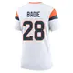 Game White Women's Tyler Badie Denver Broncos 2nd Jersey