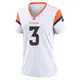 Game White Women's Wil Lutz Denver Broncos 2nd Jersey