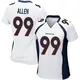 Game White Women's Zach Allen Denver Broncos Jersey